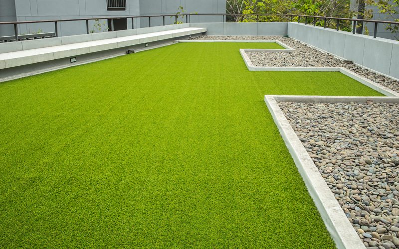 Moderná zelená strecha